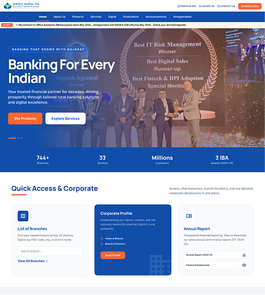 Banking Website